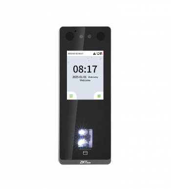 Smartphone with a digital clock display on a white background