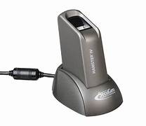USB barcode scanner on a white background