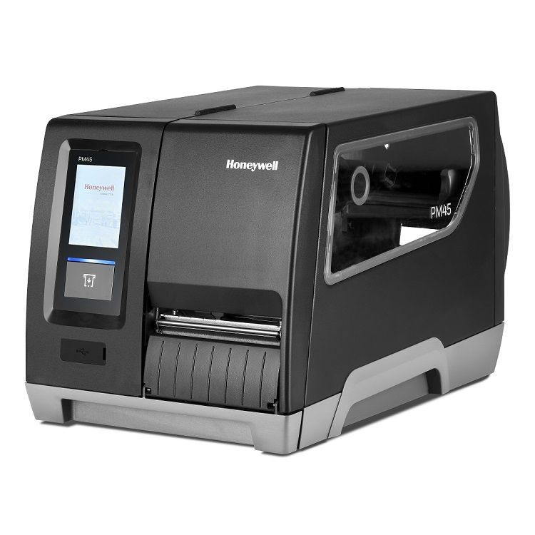 Honeywell label printer on a white background