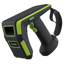 Zebra RFD90 RFID Sledge in a white background