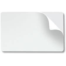Zebra PVC White Cards 30mil 104523-111 (0.76mm) (500 Pack, No Magnetic Stripe)