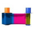 Colorful cylindrical objects on a reflective surface