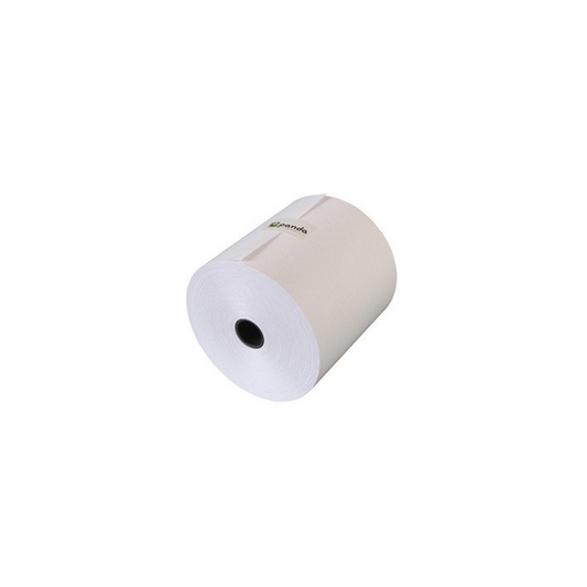 A single roll of thermal receipt paper.
