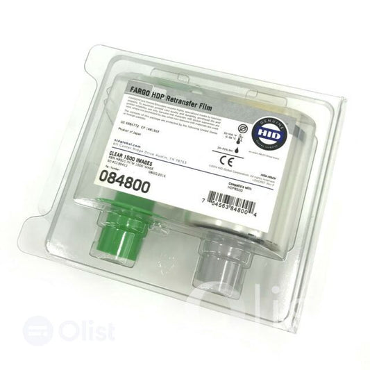 Fargo HDP Retransfer Film packaging with label on a white background