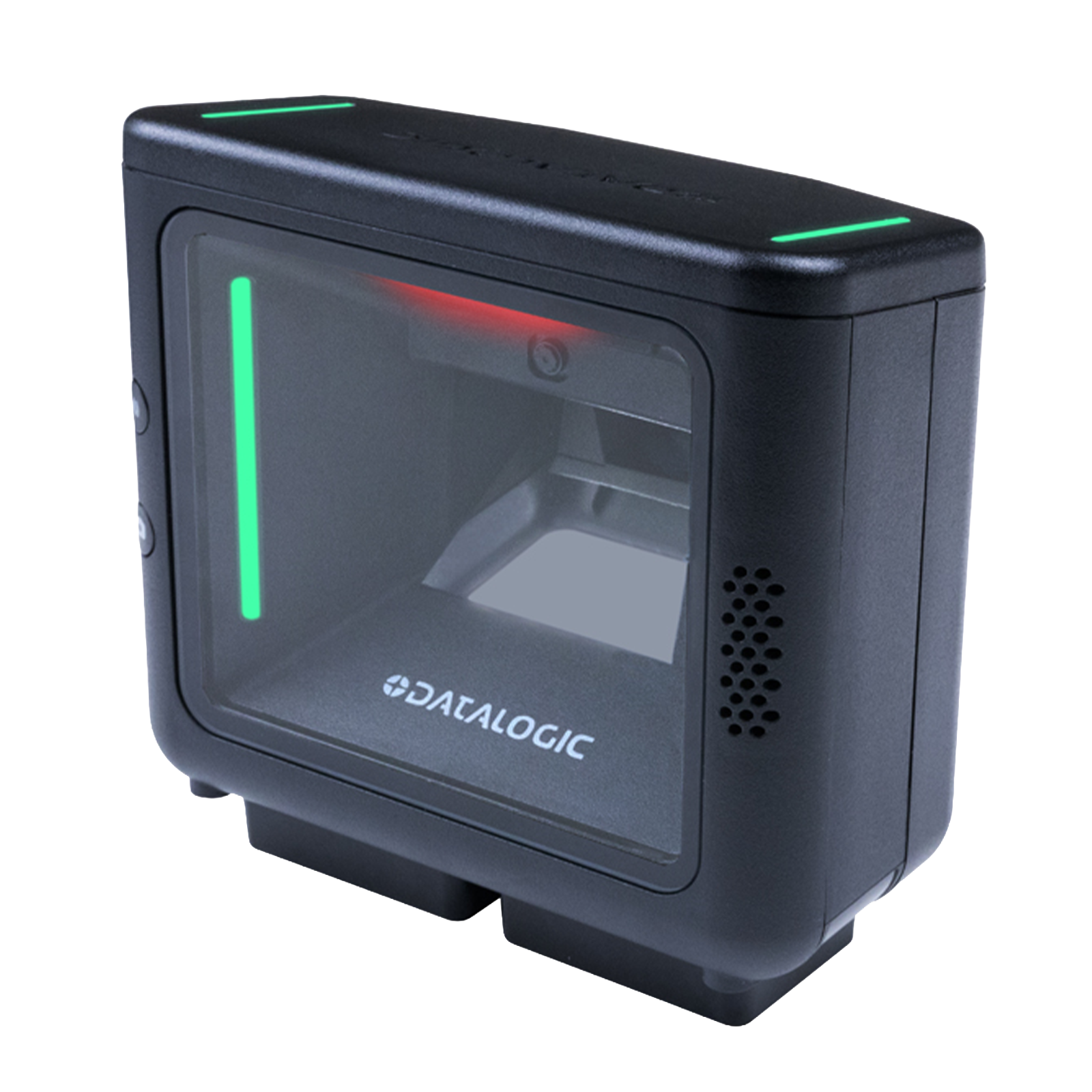 Datalogic barcode scanner on a white background