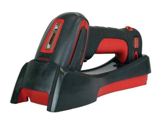 Black and red handheld tool on a white background