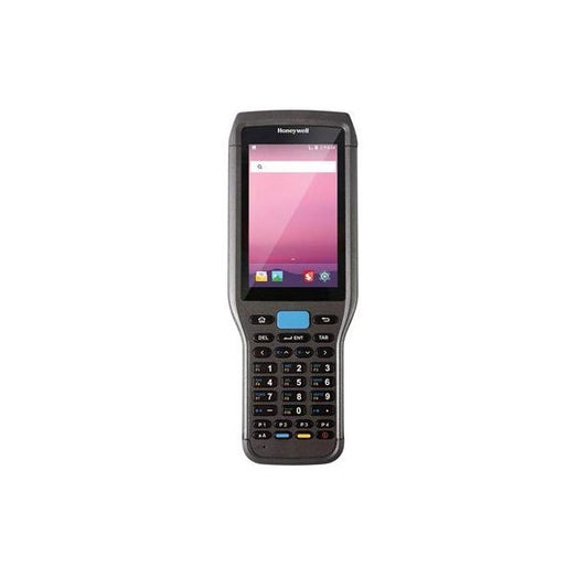 Honeywell Scanpal EDA61K Handheld Computer with a black casing, numeric keypad, and a colorful display screen.