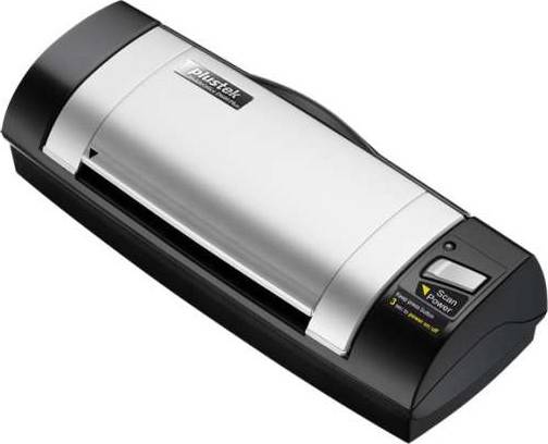 plustek scanner in a white bacground