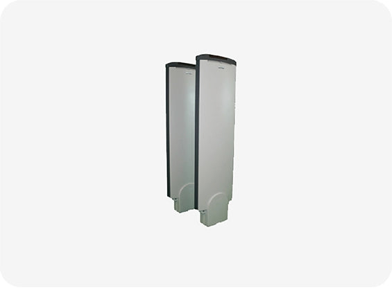 Two cylindrical air fresheners on a white background