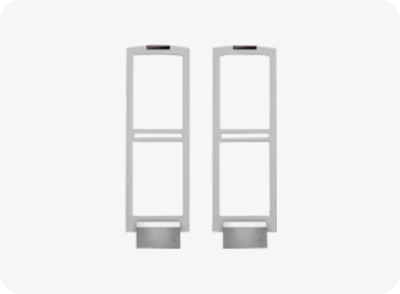 Two cylindrical metal objects on a white background