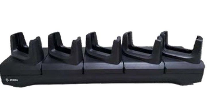 Black tool holder with multiple slots on a white background