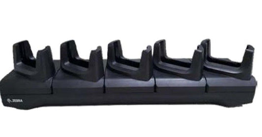 Black tool holder with multiple slots on a white background