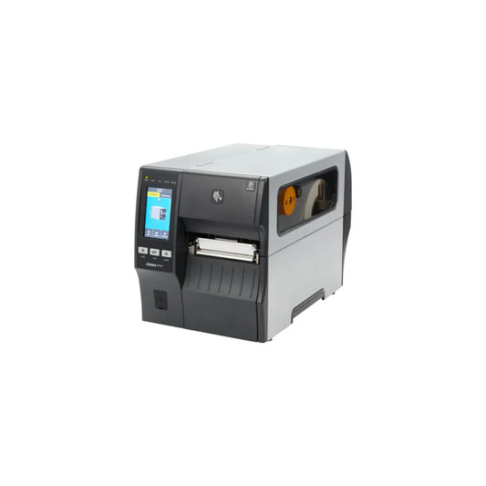 Label printer on a white background