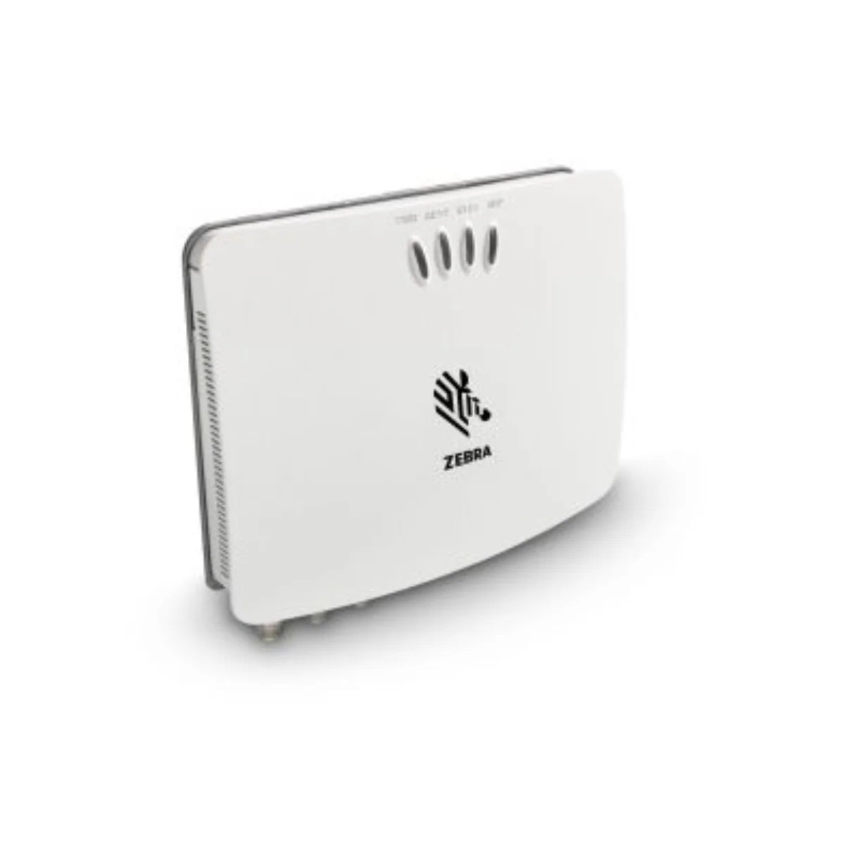 White Zebra label printer on a white background