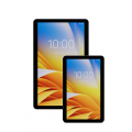 Two tablets side by side on a white background