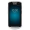 A black Zebra handheld mobile computer with a touch panel and a 5-inch LCD screen.