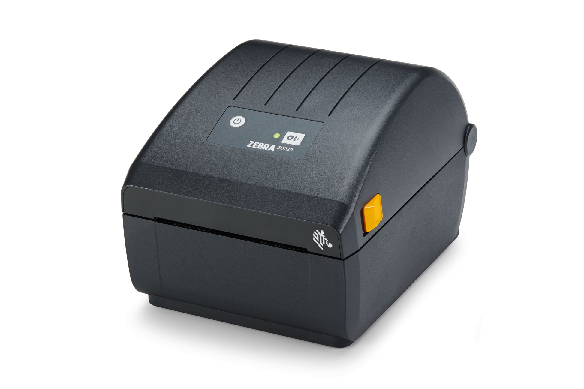 Front View of Zebra ZD220 Desktop Barcode Printer ZD22042-T0EG00EZ
