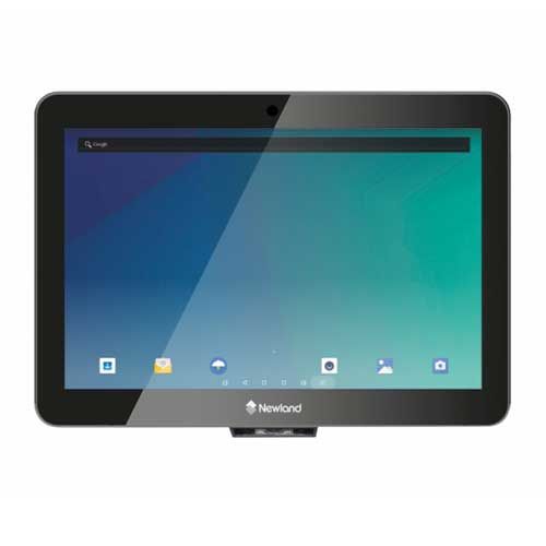Tablet with Newland logo on a white background