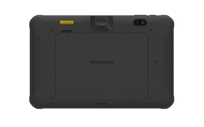 Back view of a Honeywell tablet on a white background