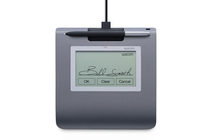 Wacom digital signature pad on a white background