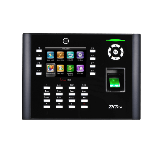 Zkteco Iclock 680 with Camera Fingerprint Reader Time & Attendance